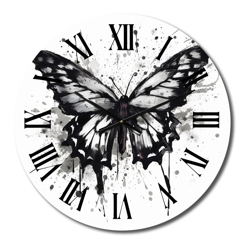 Horloge murale papillon, Petit