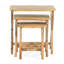 Tables gigognes en bois massif