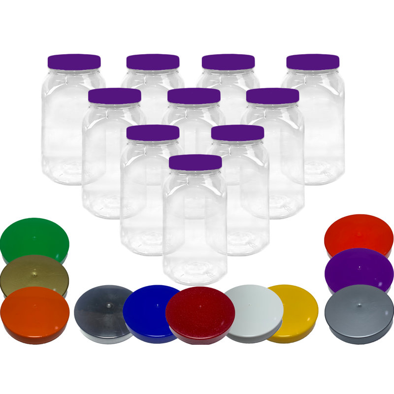 Jar - Set of 10, Silver