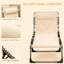 Fauteuil de bronzage inclinable pour l'extérieur