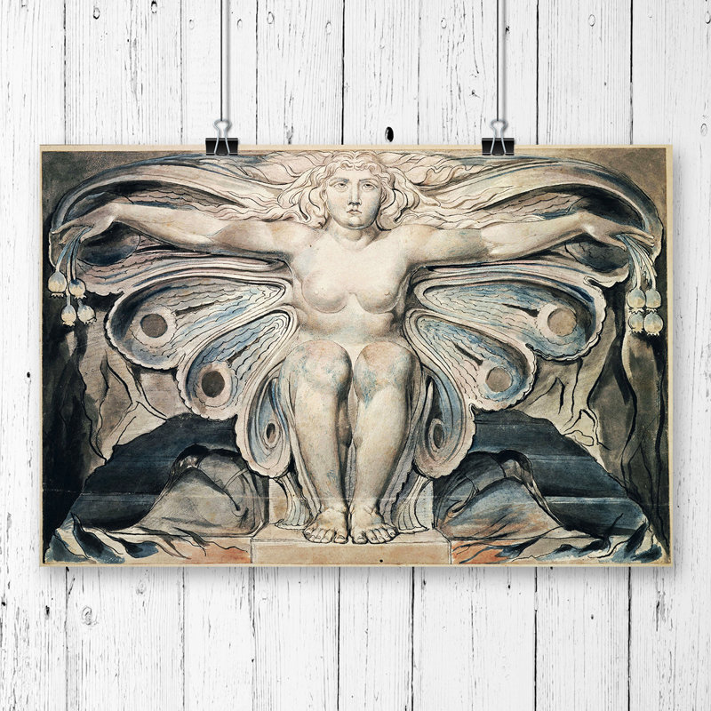 William Blake - No Frame Painting, 42cm H x 59.4cm W