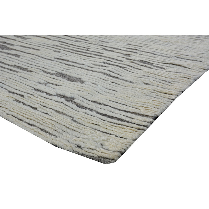 Hand Woven Wool Moroccan Area Rug, Rectangle 8' x 10'