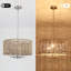 Luminaire suspendu bohème en rotin naturel à 5 lumières Ekkehard-569424313