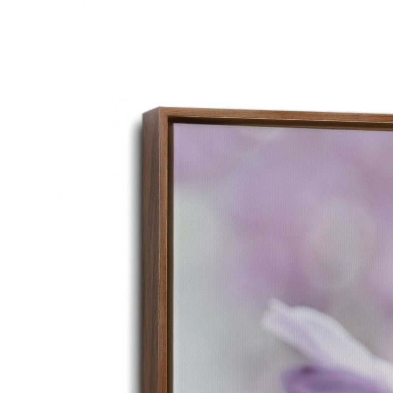 «Wisteria Blossoms» par Lori Deiter, reproduction d'art, L 12 po x H 16 po, Brun, Toile avec cadre