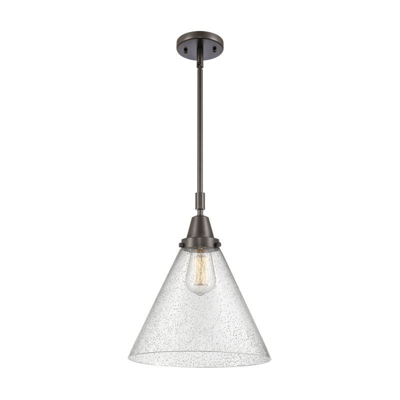 Aleaha 1 - Light Single Pendant, No Bulb Included, 50.12" H x 12" W x 12" D, Oil Rubbed Bronze
