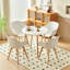 Neve Solid Wood Dining Chair-2103048167-2029069280