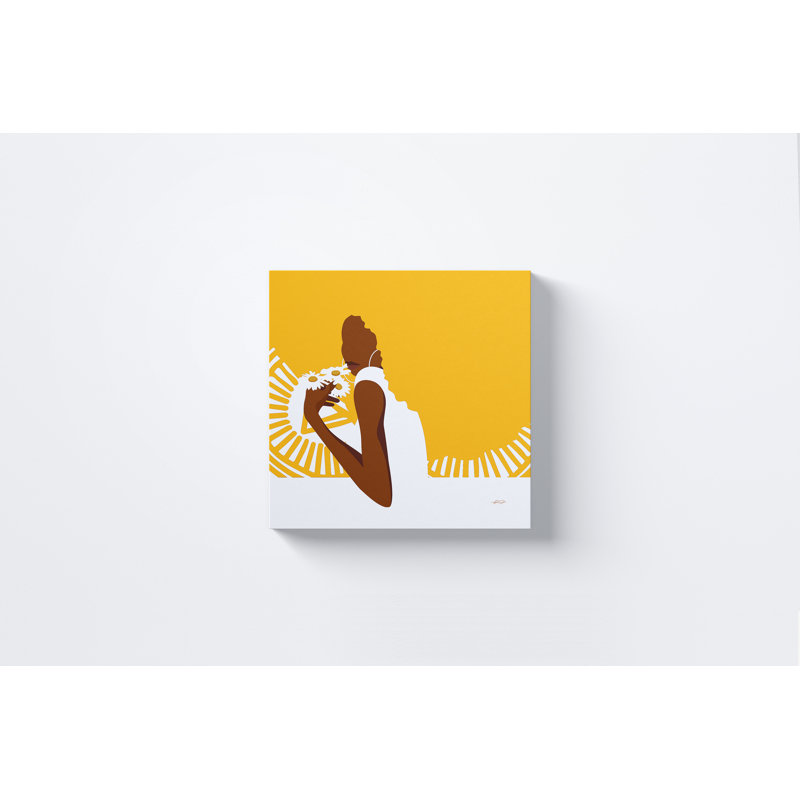 Deja - African American Woman par Ify Ojo - impression sur toile tendue, H 20 po x l 30 po x P 3 po