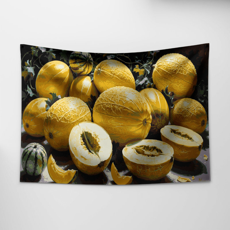 Tapisserie murale «Fruit Canary Melon», 26 po x 36 po