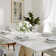 Hobart Modern Rectangular Sintered Stone Dining Table with Pedestal Base