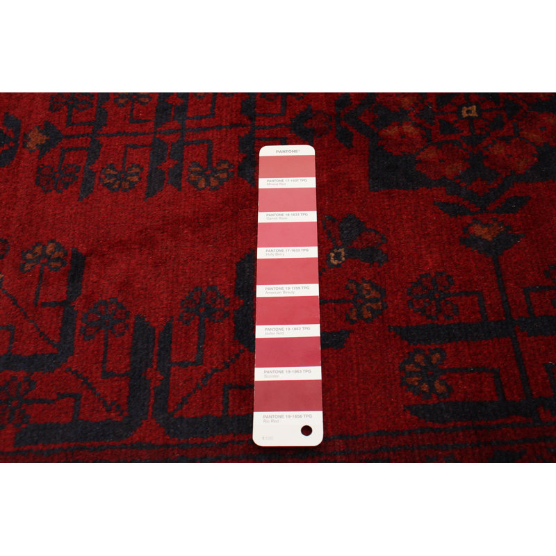 Tapis unique en laine noué à la main 6 pi 8 po x 9 pi 5 po nouvel âge Ahlaya