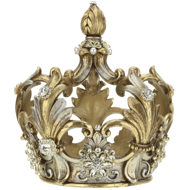 Jeweled King's Crown Sculpture