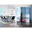 135cm W x 172cm H 3 - Panel One Sided Room Divider Folding Room Divider