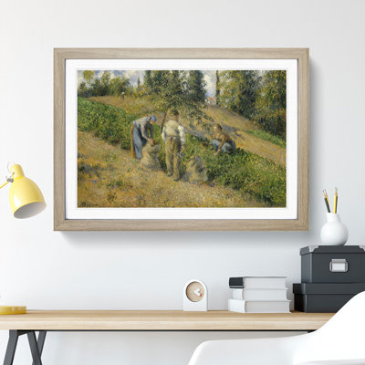 The Harvest by Camille Pissarro - Picture Frame Painting