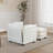 39.74" W Oversized Upholstered Accent Armchair With Ottoman-306633153
