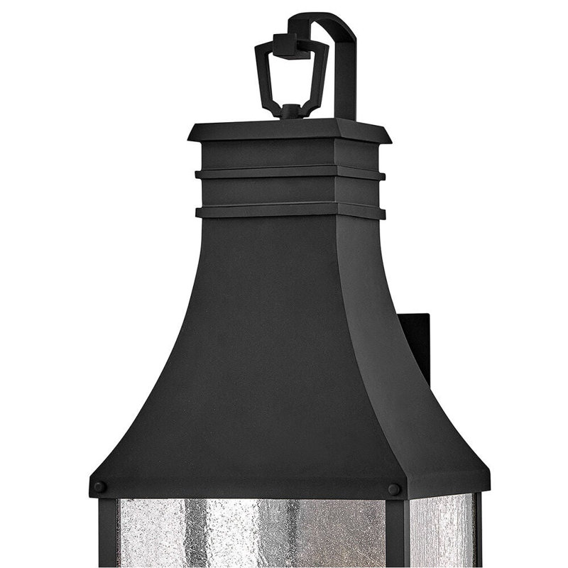 Hinkley Beacon Hill Outdoor Wall Mount, Museum Black
