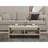Modern Coffee Table, Travertine Color, 35.4 x 19.7 x 13.8 inches | 100% Melamine Coated Particle Board, Thickness: 0.7 inches | Elegant Marble Design, Perfect for Living Room & Contemporary Spaces, Durable & Stylish-1011487176