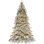 Sapin de Noël givré pré-éclairé