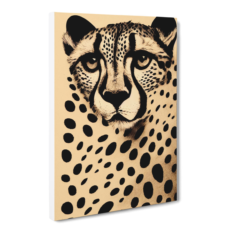 Cheetah Collage - Wrapped Canvas, 60cm H x 40cm W x 3cm D
