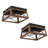 2-Light Flush Mount with Barnwood Accents-1161444982