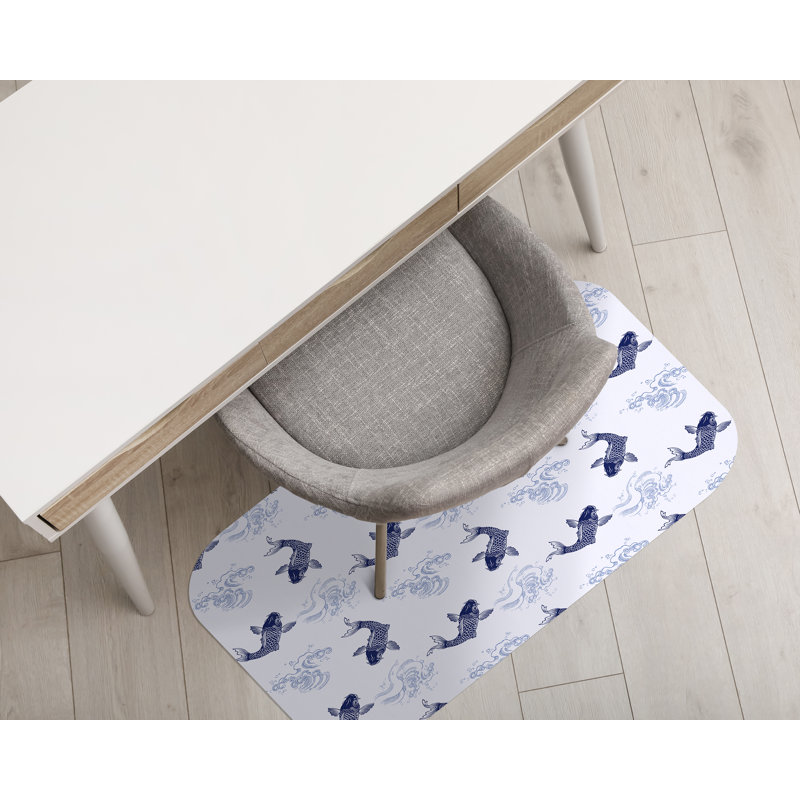 Nechemya Hard Floor Rectangular Chair Mat, 70 x 100cm