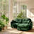 Cloud 74" W x 59.4" D x 36.6" H Modular Tufted Chenille Reversible Sectional Sofa with Ottoman