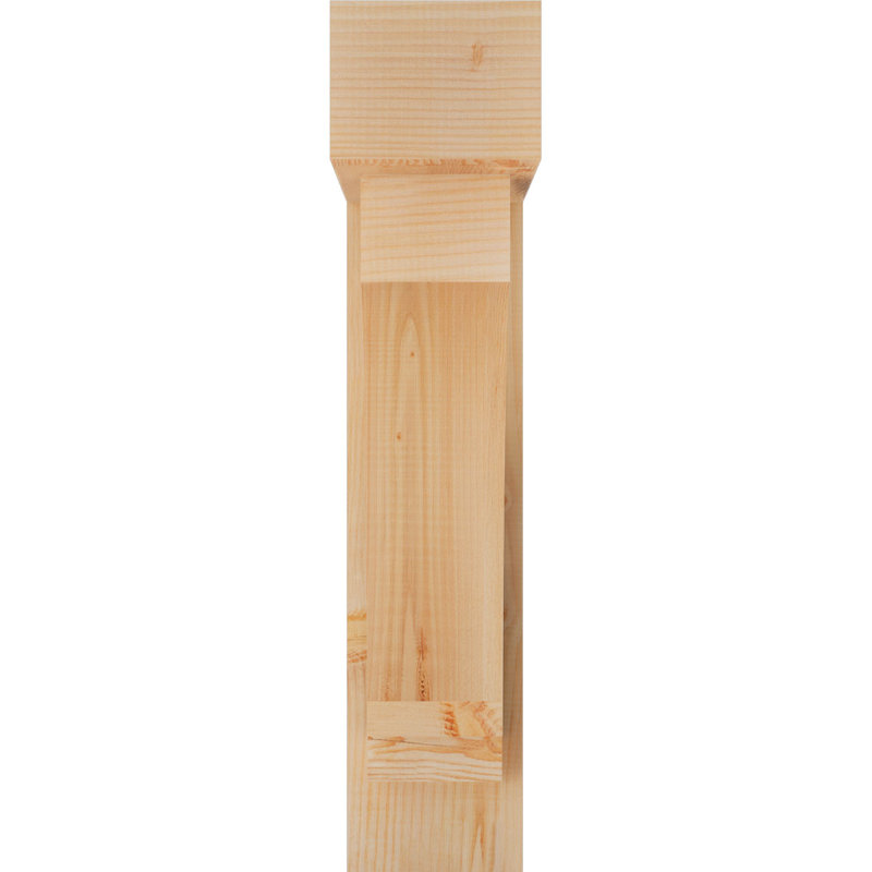 Support de bloc impérial avec entretoise décalée, 38 x 26, Sapin Douglas de l 8 po (scié brut)