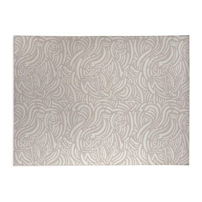 Cozy Swirl Blue Indoor Doormat