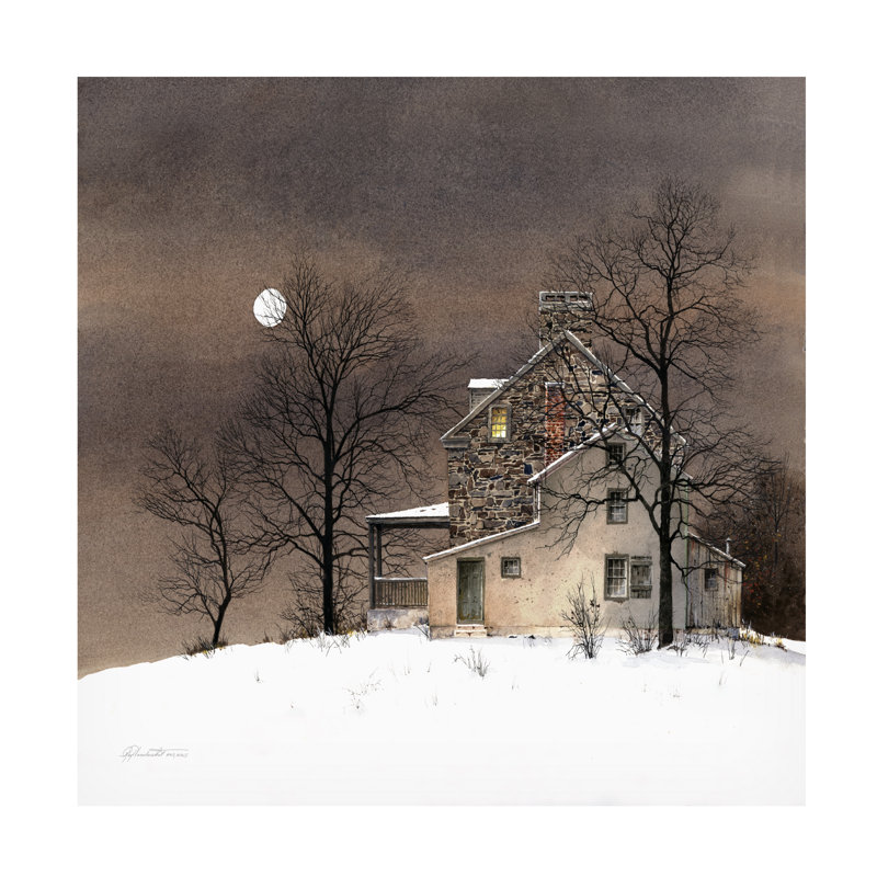 Art sur toile Ray Hendershot UPSTAIRS, H 18 po x l 18 po