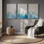 Frozen Echoes, ensemble de 3 toiles tendues-106960175-106960185