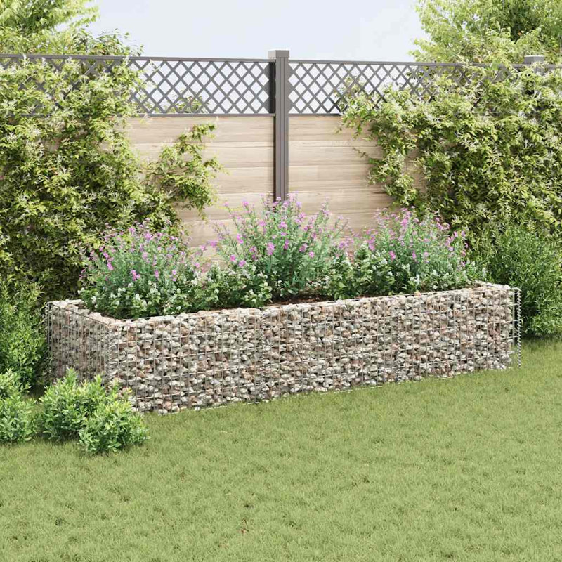 Jardinière surélevée Gabion, H 106,3 po x l 106,3 po x P 19,7 po