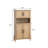 Mid-century Modern 4-door Storage Cabinet