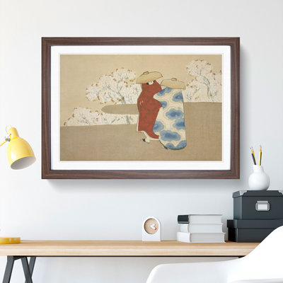 Hanami Season by Kamisaka Sekka - Framed Print