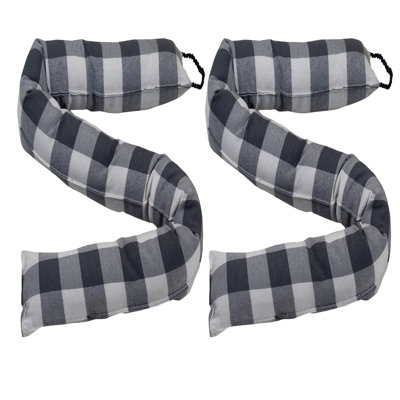 Buffl-Pld Draft Stopper Fabric Draft Excluder