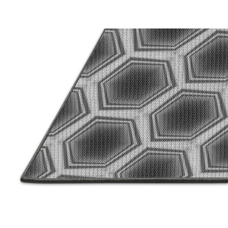 Geometric Indoor Rug, Rectangle 6' x 9'