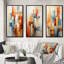 «Cubism Fragmented Perspectives», 3 pièces sur toile-849401888-849401895