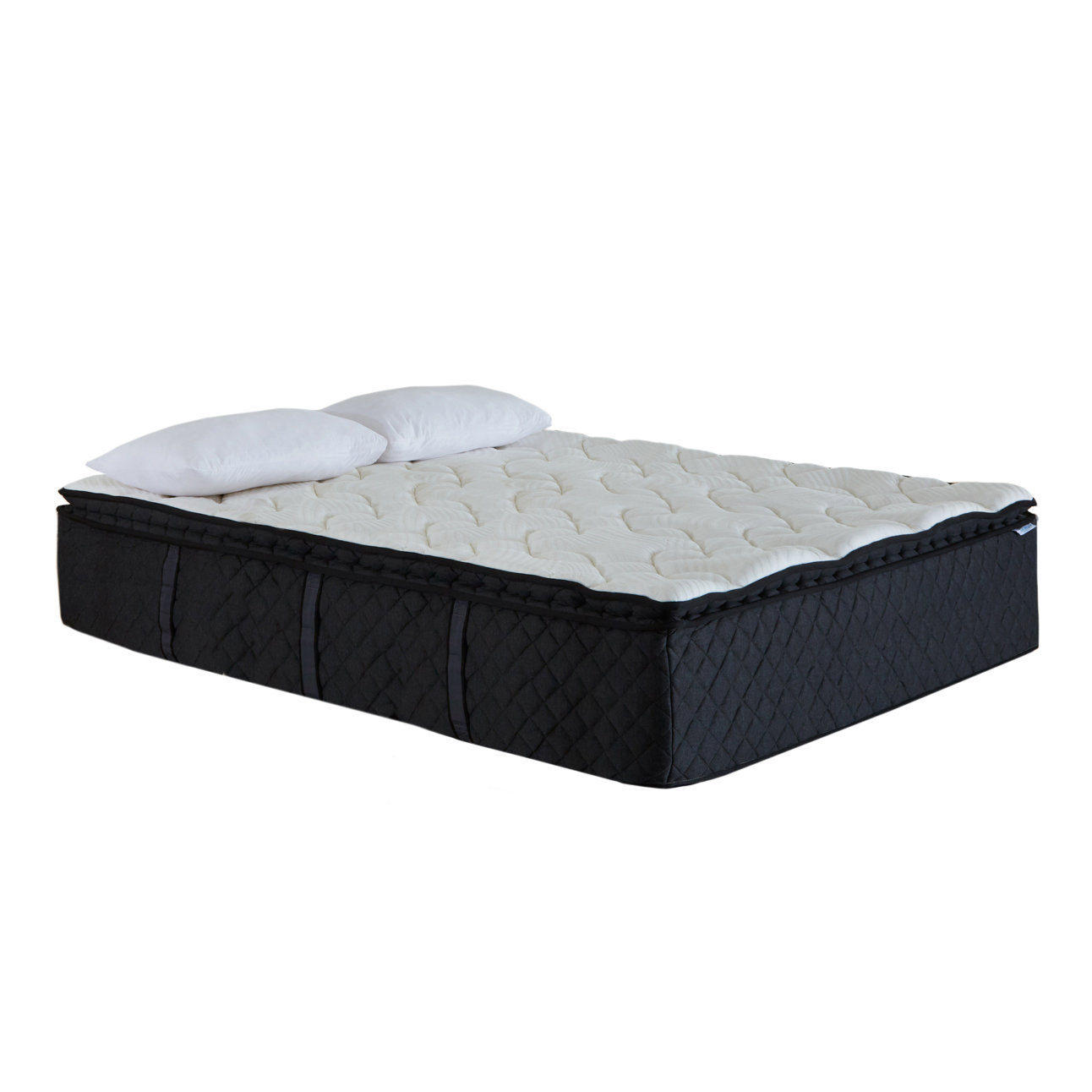 Abbyson 14 Pillow Top Mattress with Charcoal and Copper Infused Memory Foam - California King