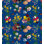 Royal Delft Floral Metallic Wallpaper Roll