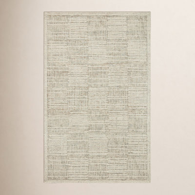 Dowell Hand-Woven Geometric Wool Rug