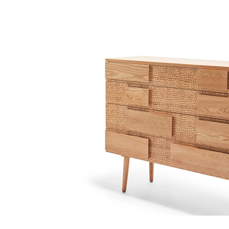 Buffet de style rétro moderne, Burlywood