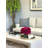 Peony Arrangement in Glass Vase with Grass-244290965