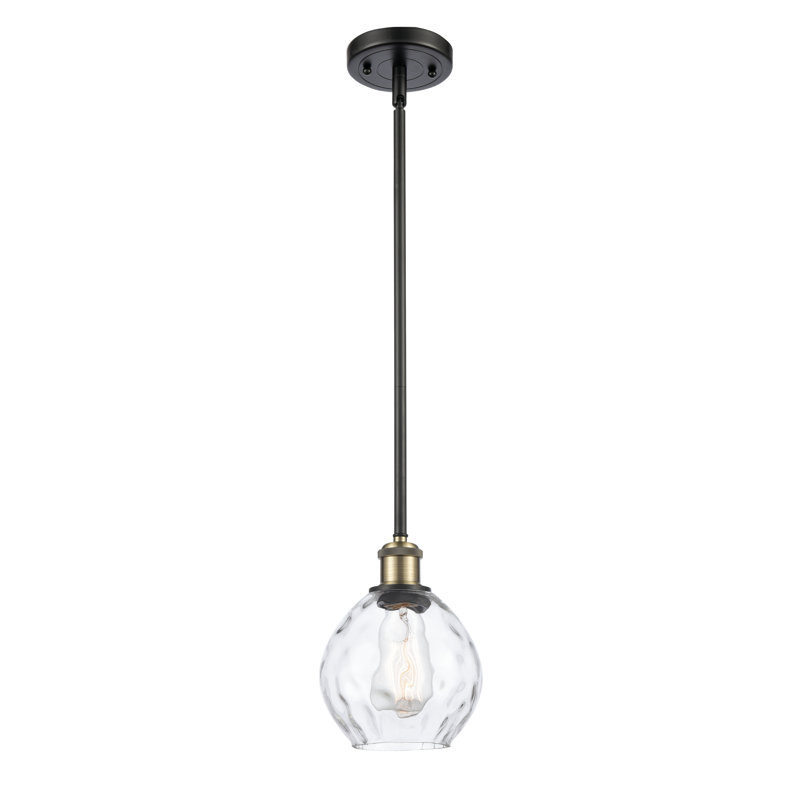 Jaron 1 - Light Single Pendant, Black Antique Brass, Bulb Not Included