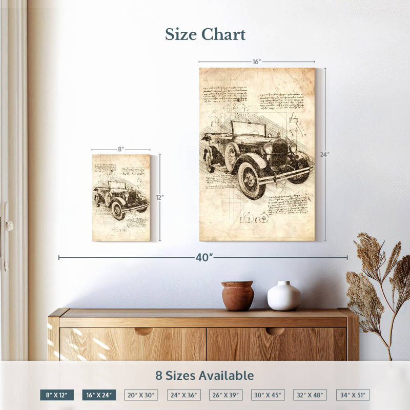 Mehar Old Ford Model T, 12" H x 8" W