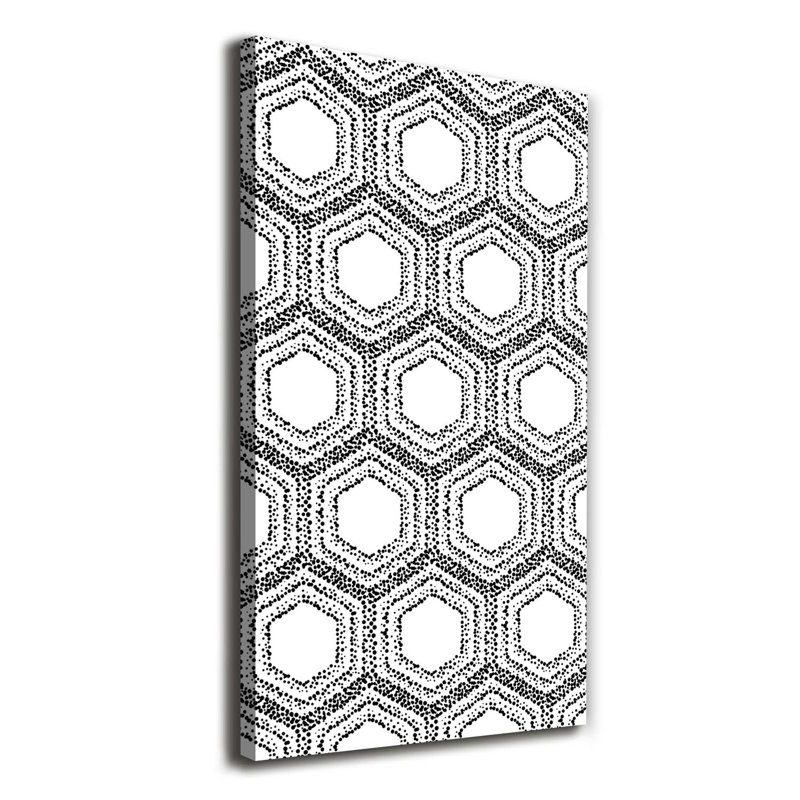 Athanasia Geometric Background - Wrapped Canvas Print