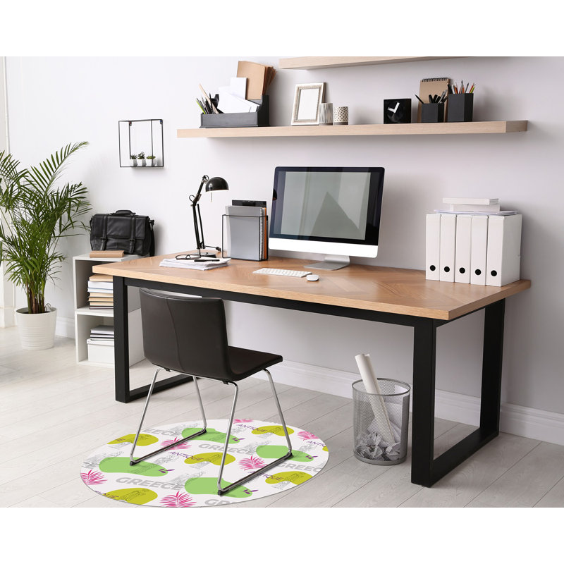 Cholet Hard Floor Straight Round Chair Mat