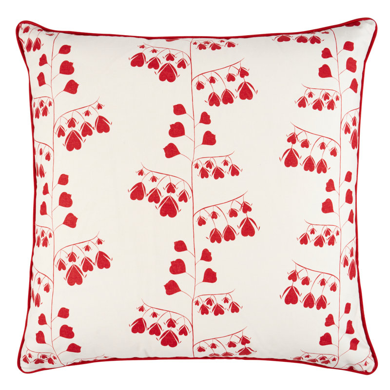 Schumacher X Peg Norriss Bleeding Hearts Pillow
