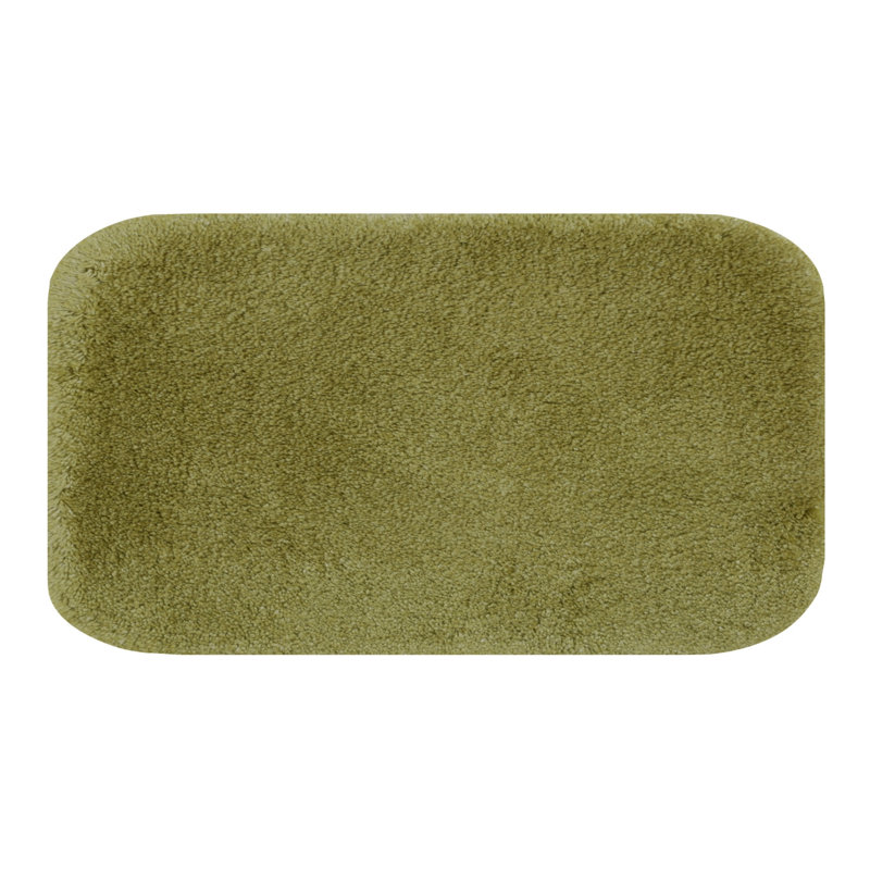 Tapis pour salle de bain McCallsburg, H 1,1 po x l 31 po x L 55 po, Vert