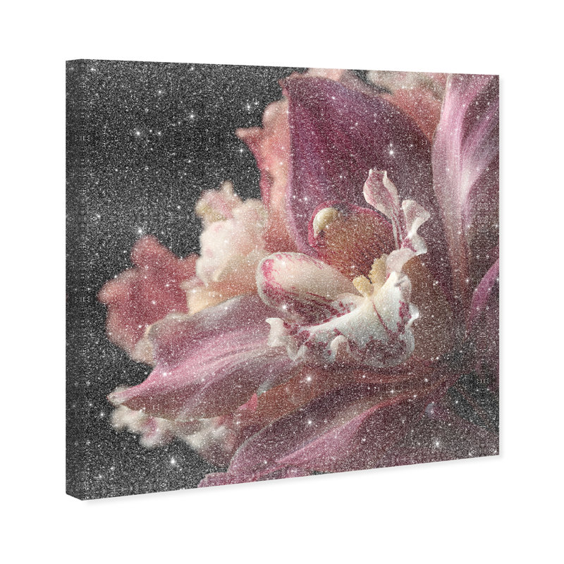 Velvet Labellum Print by Oliver Gal, 16"H x 16"W, Gallery Wrapped