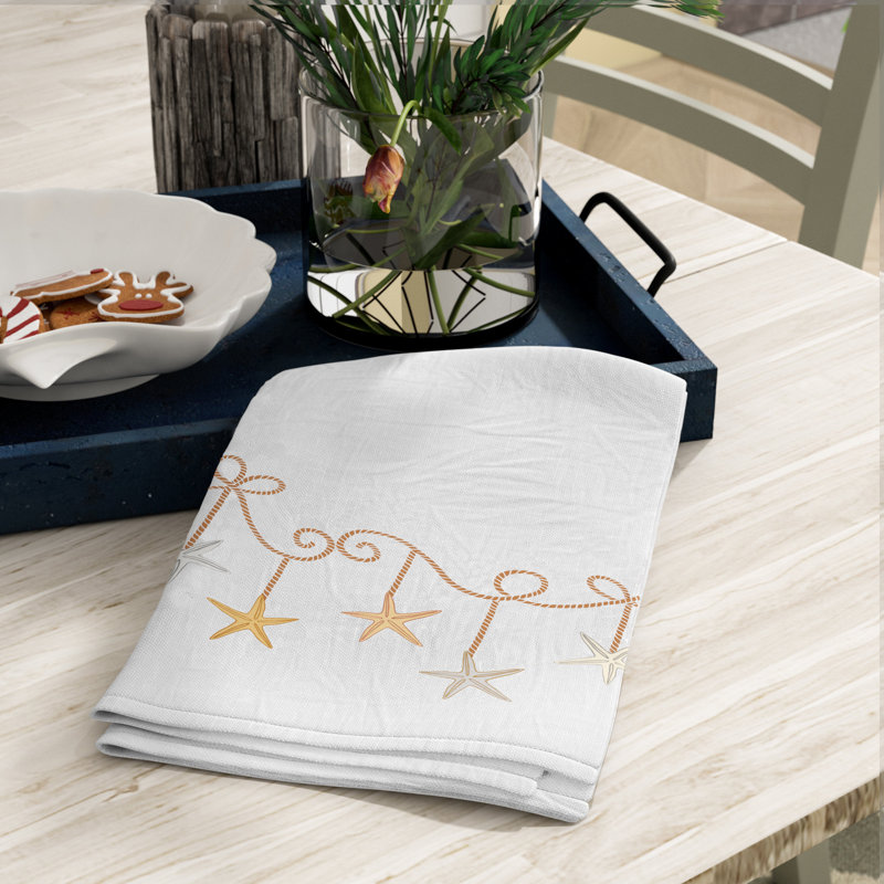 Springville Tea Towel Kitchen Towel, Gold