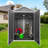 Lockable Storage Shed Plastic Design Modern Style For Backyard And Lawn Storage Solutions