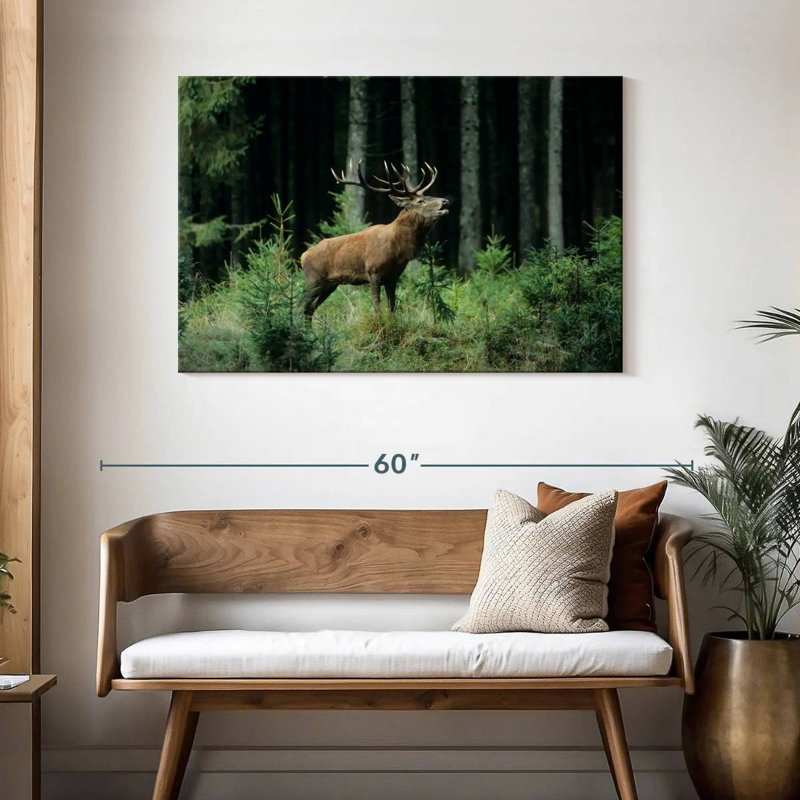 Crowle Elk Bugle, 30" H x 45" W